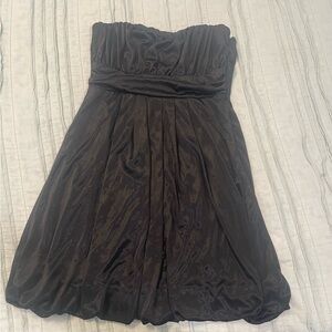 Elegant Black Strapless Dress